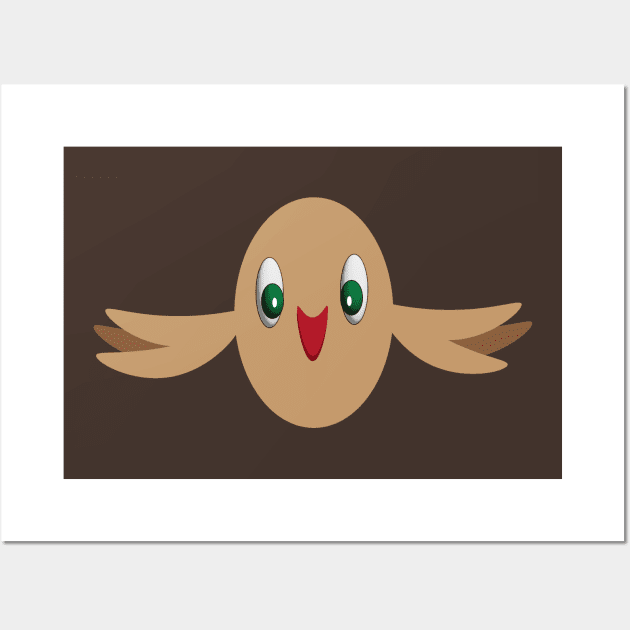 Fliying Sparrow Wall Art by murshid